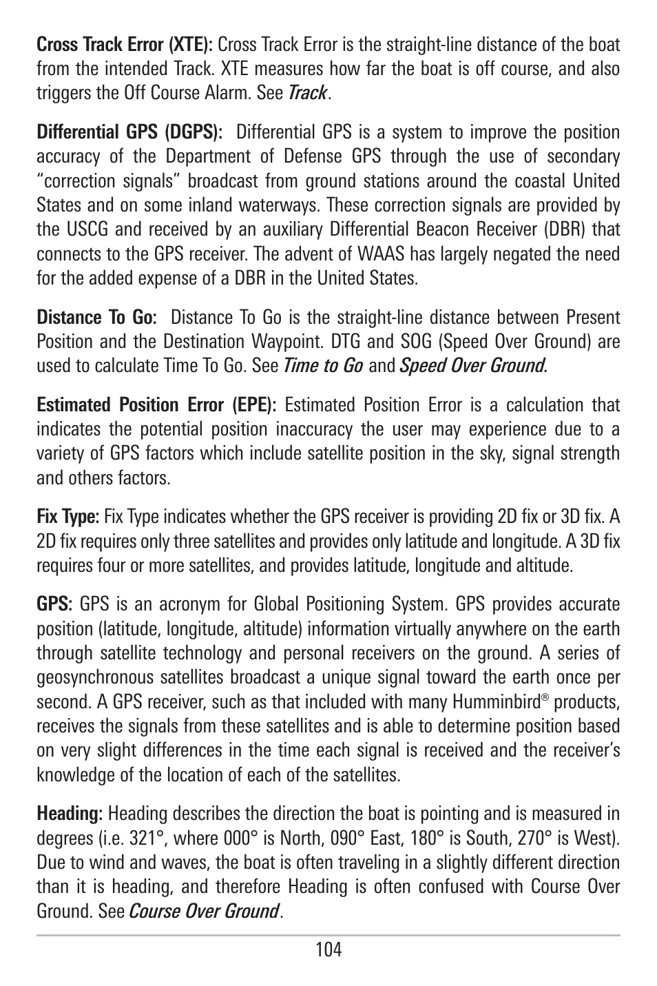 Humminbird 785C2I User Manual | Page 112 / 120