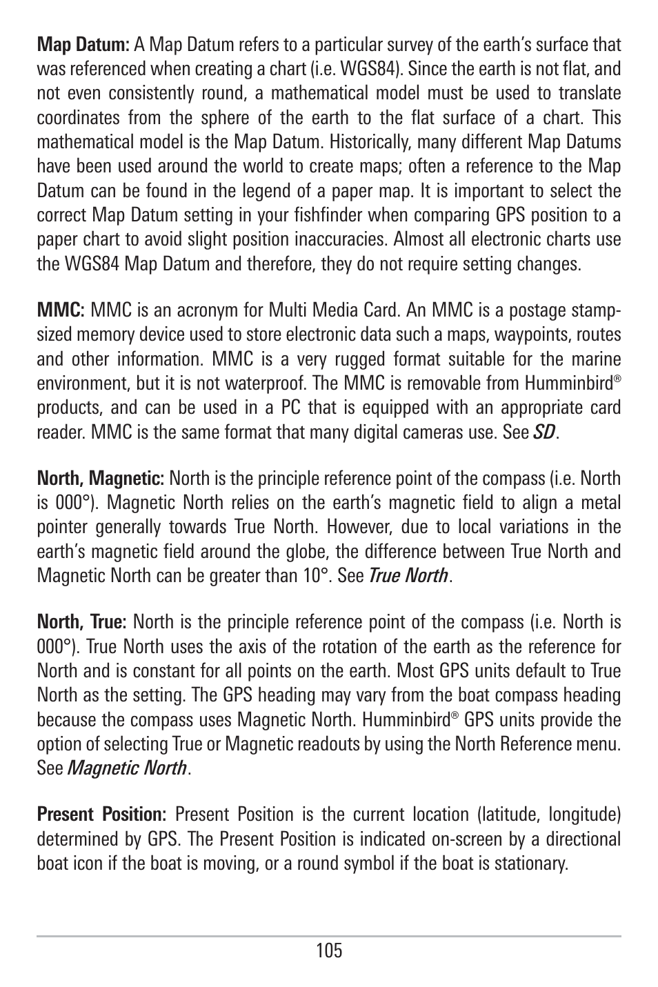 Humminbird 785C2I User Manual | Page 113 / 120