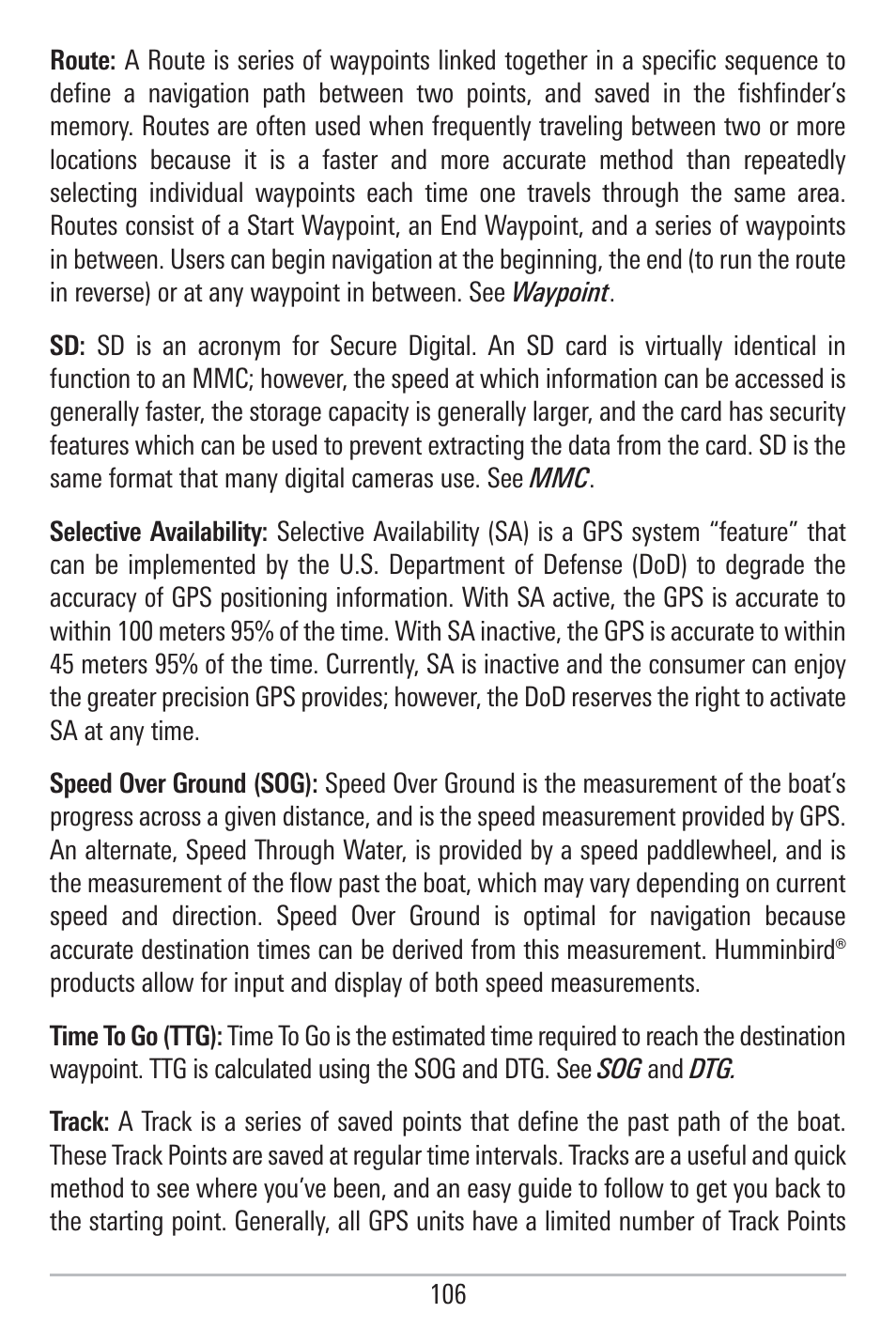 Humminbird 785C2I User Manual | Page 114 / 120