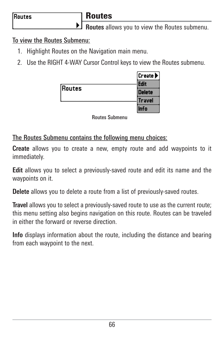 Routes | Humminbird 785C2I User Manual | Page 74 / 120