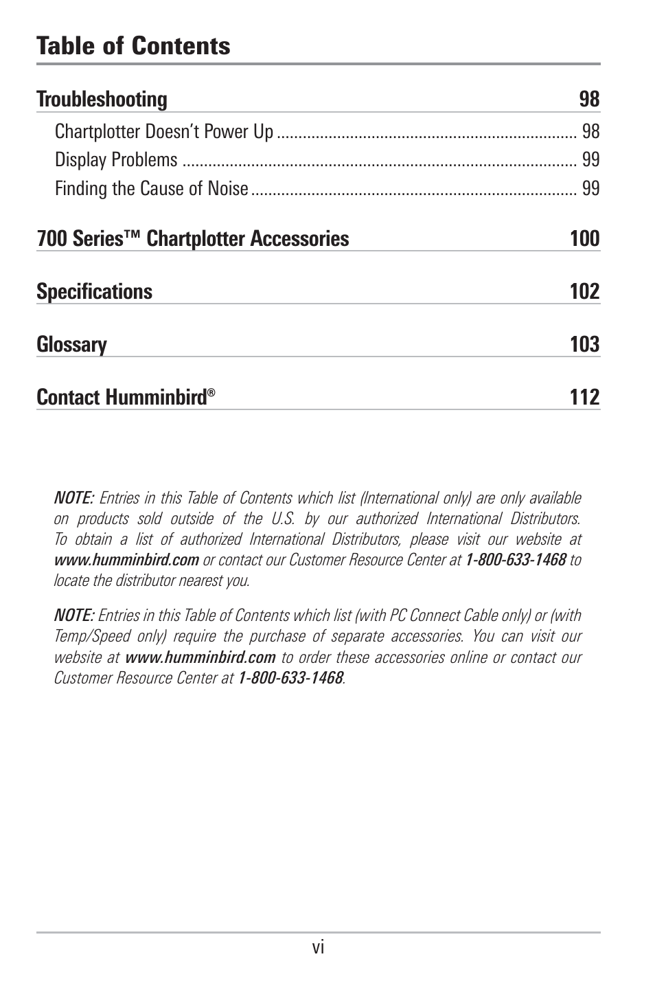 Humminbird 785C2I User Manual | Page 8 / 120