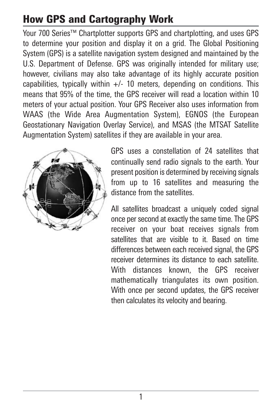 How gps and cartography work | Humminbird 785C2I User Manual | Page 9 / 120