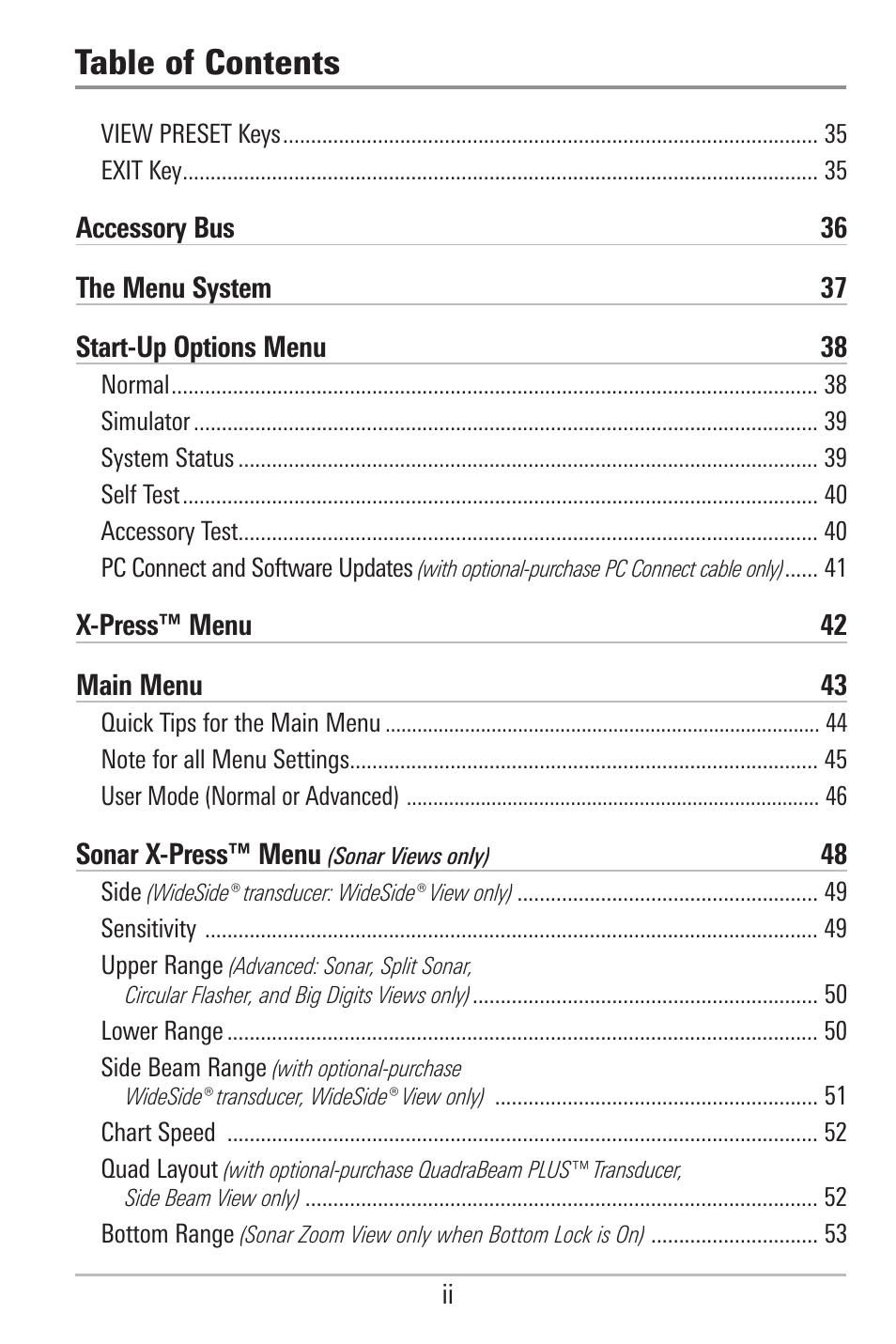 Humminbird 778C User Manual | Page 5 / 107