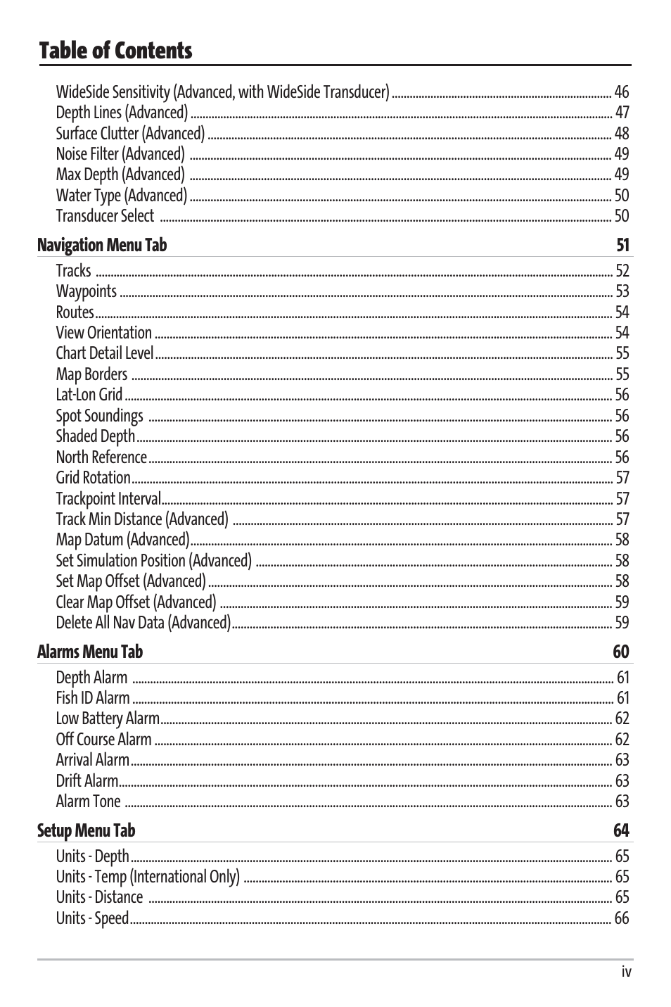 Humminbird Matrix 97 User Manual | Page 3 / 87