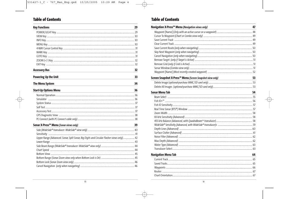 Humminbird 767 User Manual | Page 3 / 60