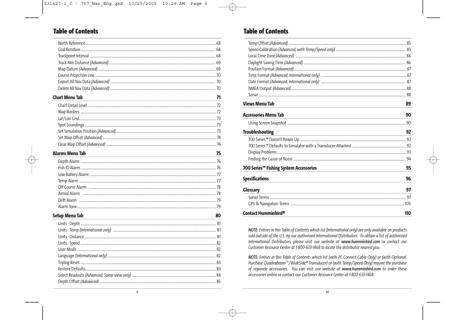 Humminbird 767 User Manual | Page 4 / 60