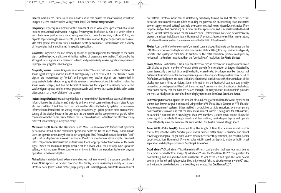 Humminbird 767 User Manual | Page 55 / 60