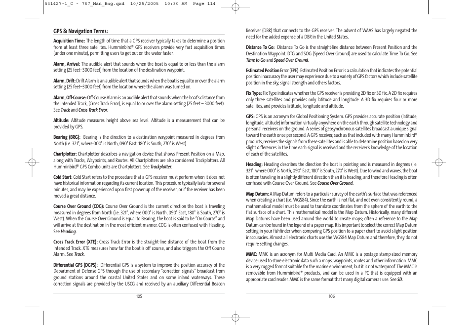 Humminbird 767 User Manual | Page 58 / 60