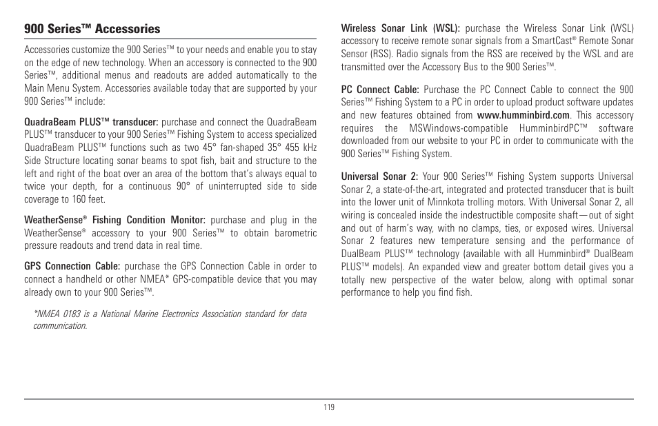 Humminbird 917C User Manual | Page 127 / 141