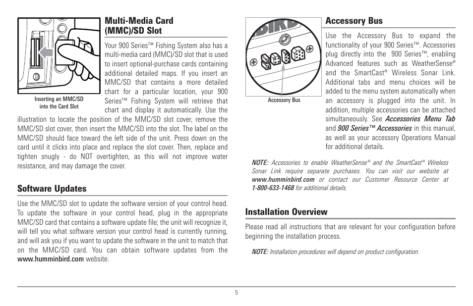 Humminbird 917C User Manual | Page 13 / 141