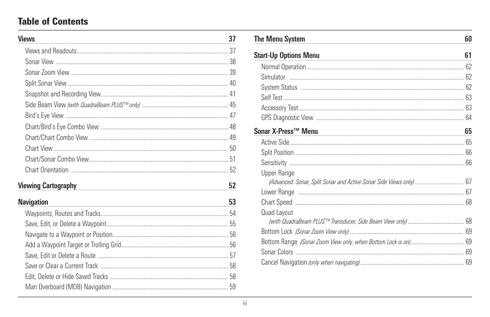 Humminbird 917C User Manual | Page 4 / 141