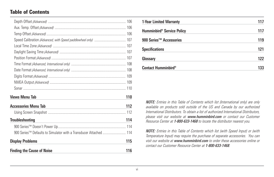 Humminbird 917C User Manual | Page 7 / 141