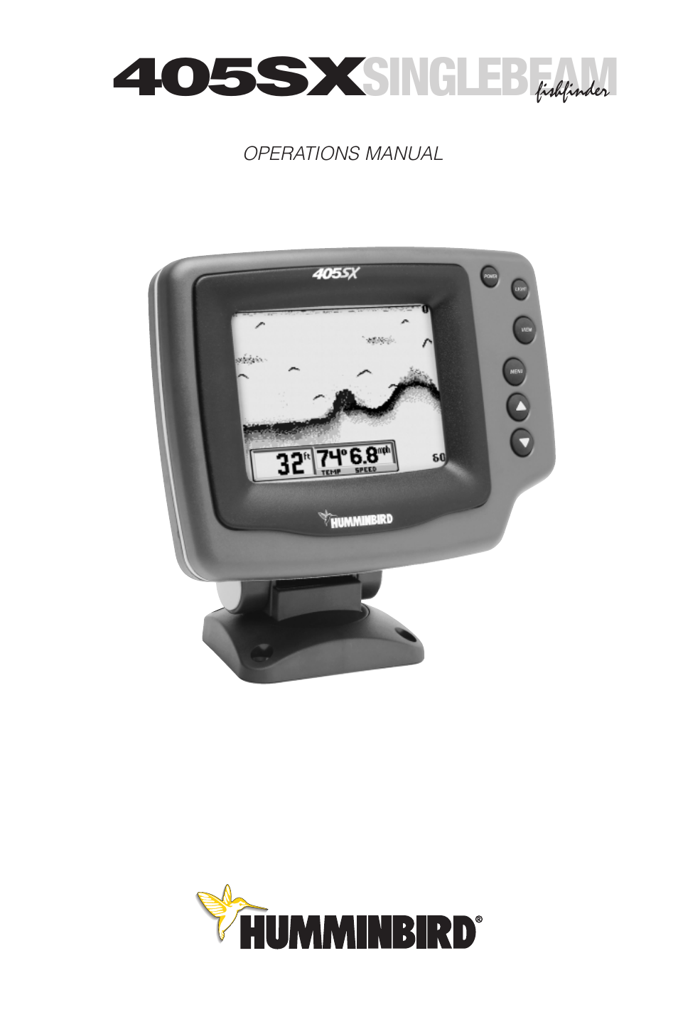 Humminbird SINGLEBEAM 405SX User Manual | 35 pages