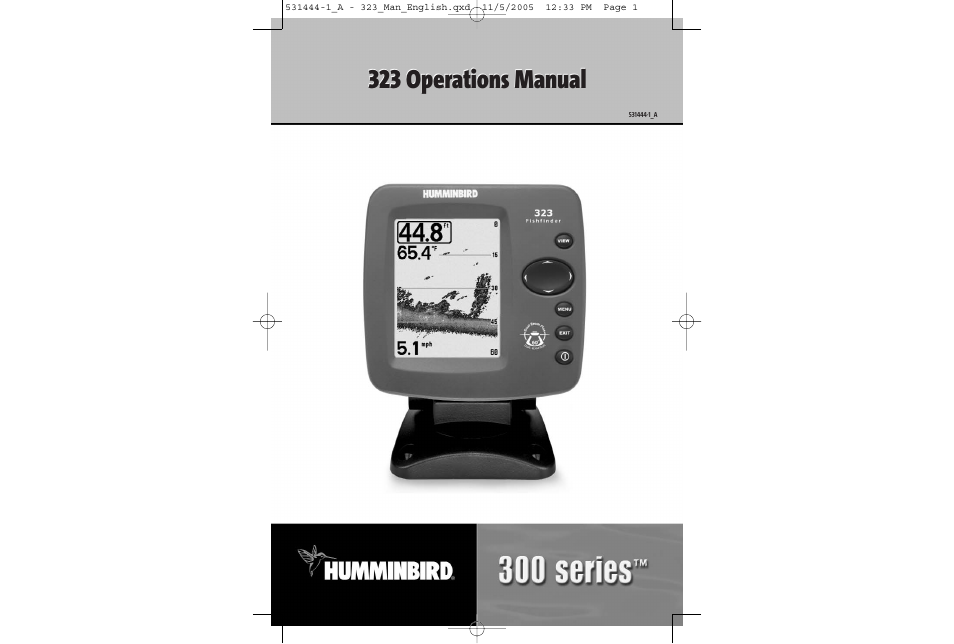 Humminbird 531444-1_A User Manual | 37 pages