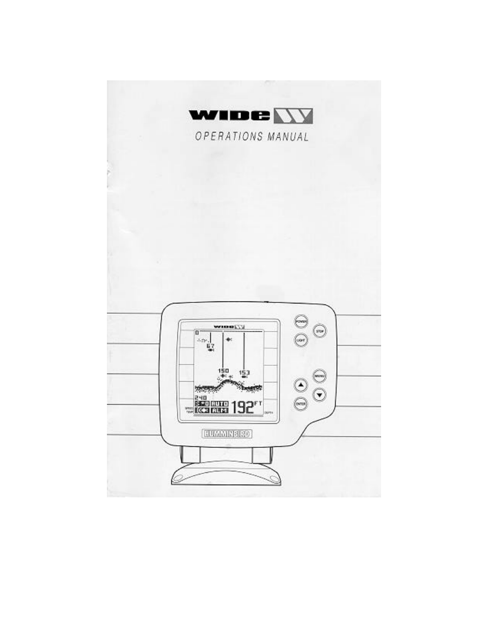 Humminbird Wide W User Manual | 30 pages