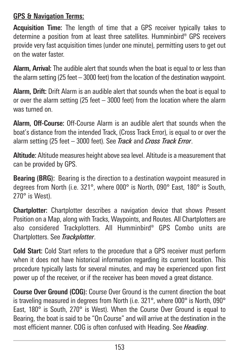 Humminbird 787c2i User Manual | Page 162 / 170