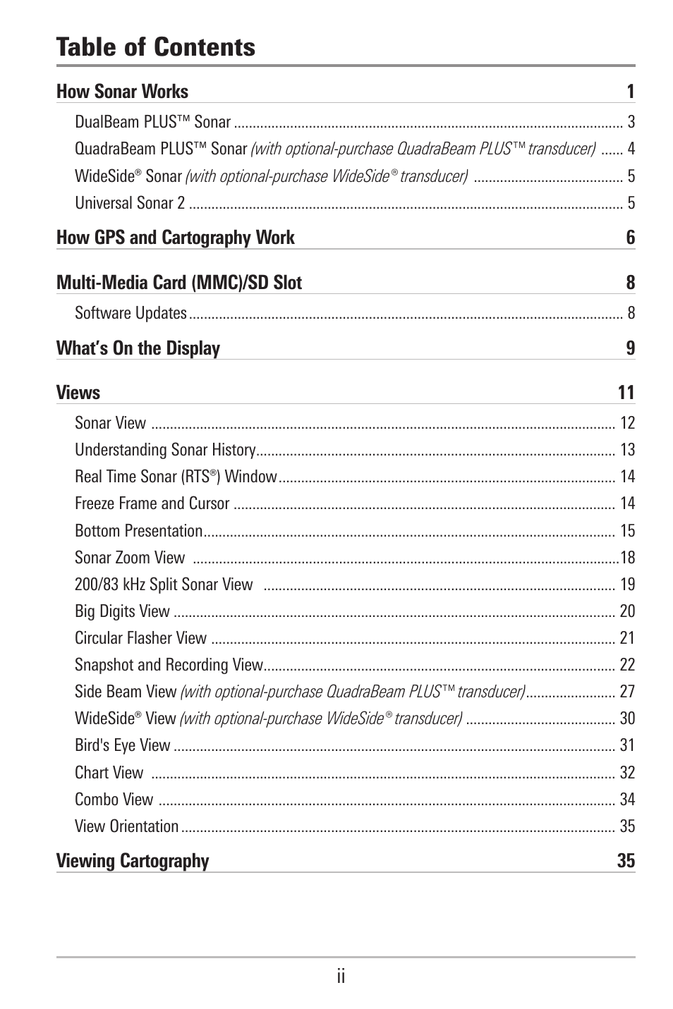 Humminbird 787c2i User Manual | Page 3 / 170