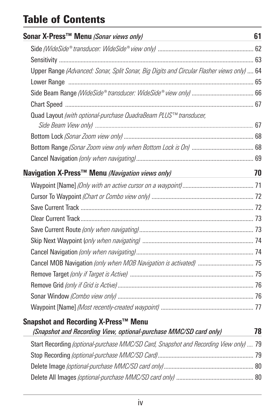 Humminbird 787c2i User Manual | Page 5 / 170