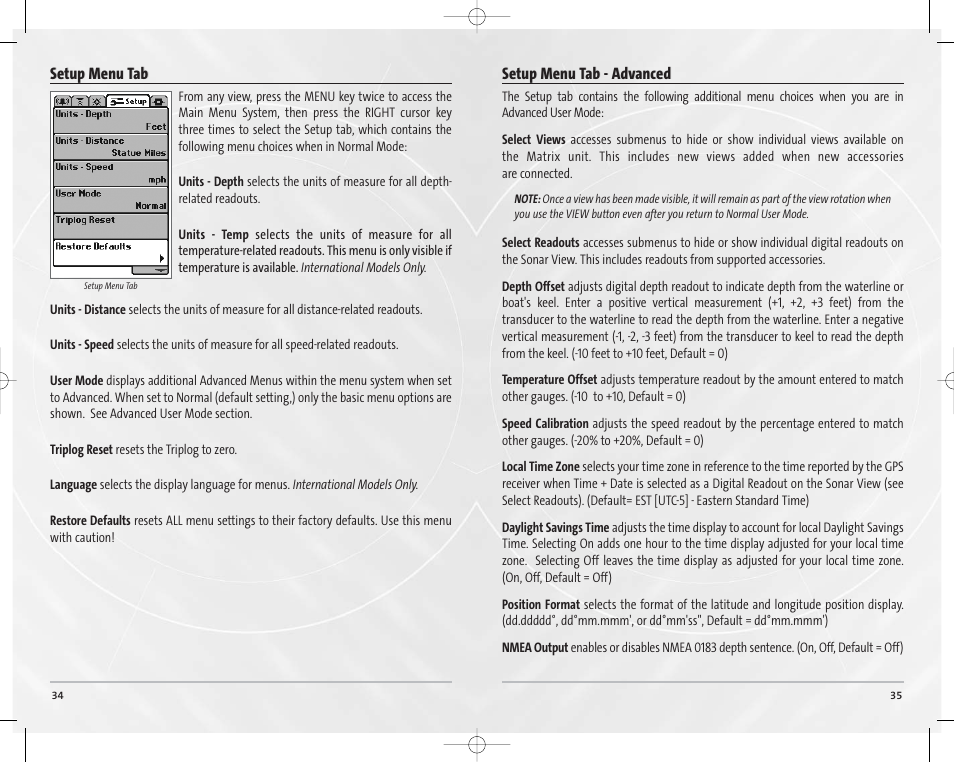 Humminbird Matrix 65 User Manual | Page 20 / 23