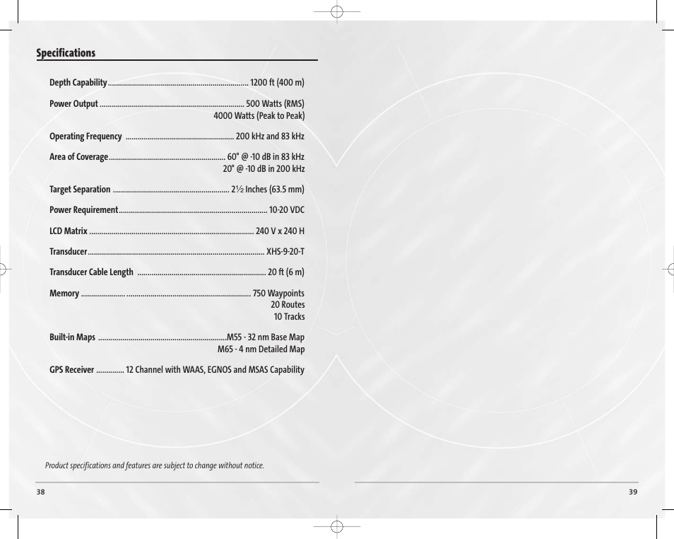 Humminbird Matrix 65 User Manual | Page 22 / 23