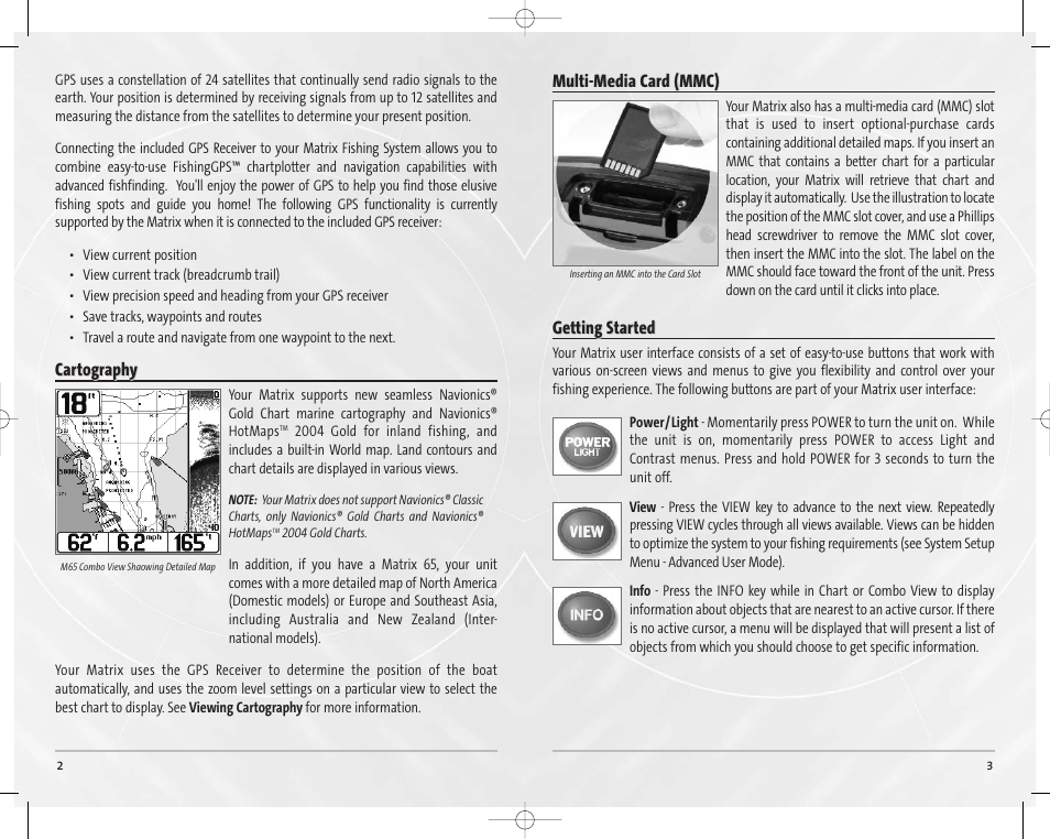 Humminbird Matrix 65 User Manual | Page 4 / 23