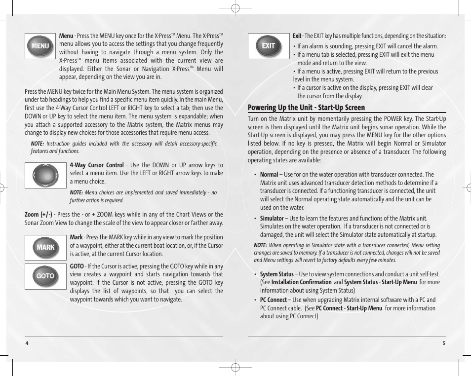 Humminbird Matrix 65 User Manual | Page 5 / 23