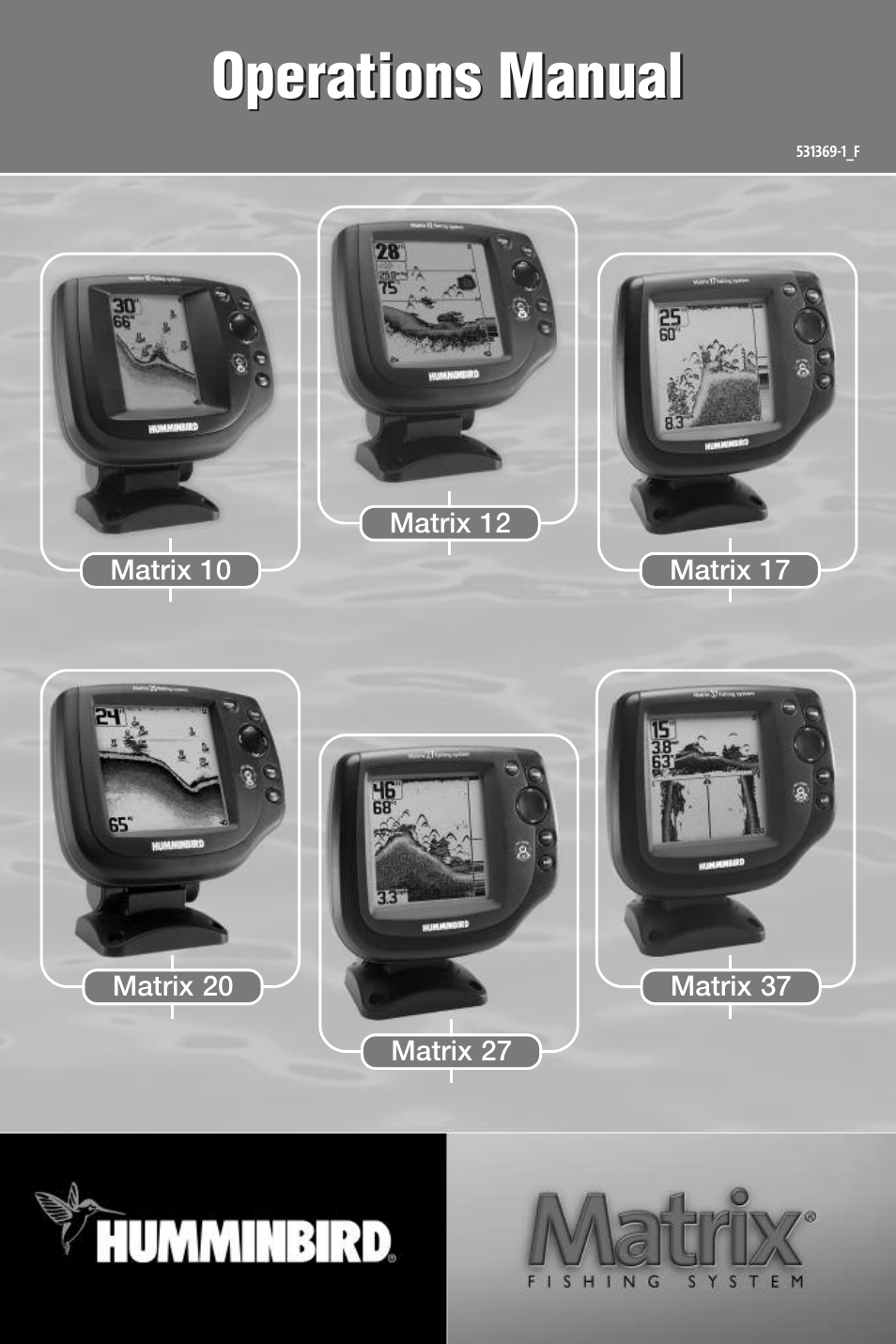 Humminbird Matrix 20 User Manual | 60 pages