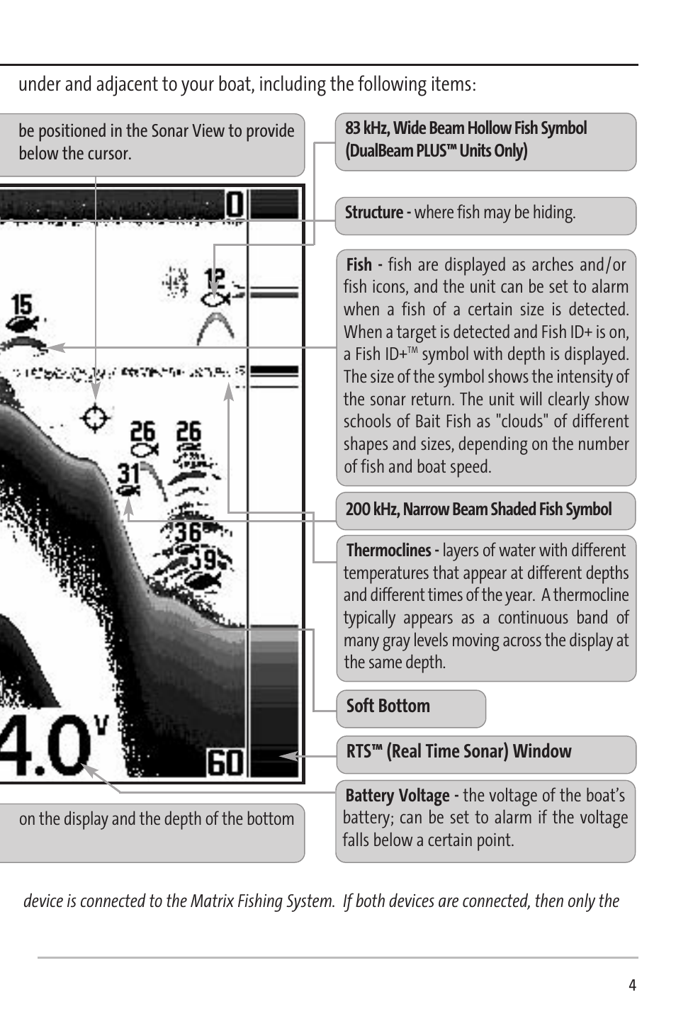 Humminbird Matrix 20 User Manual | Page 9 / 60