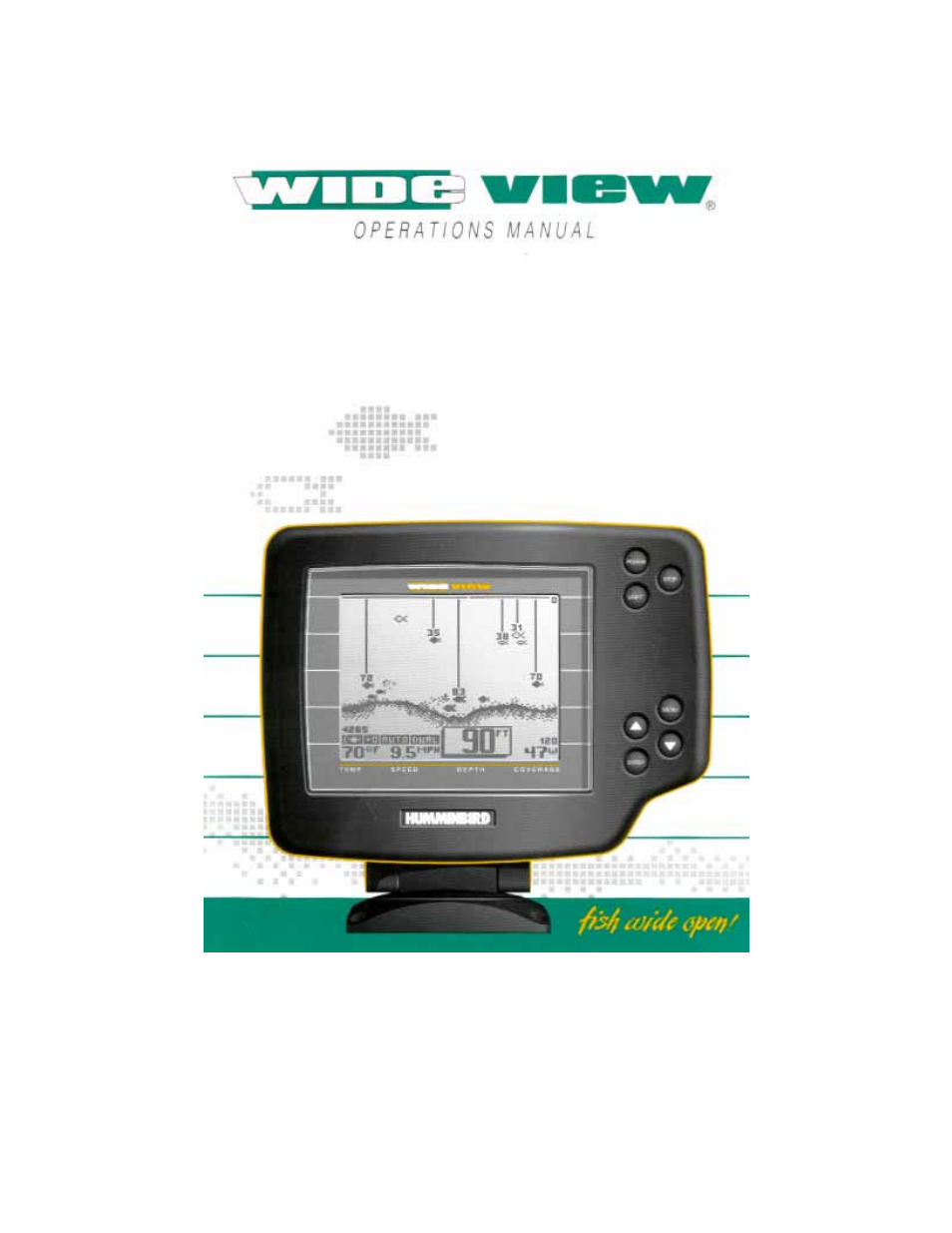 Humminbird Wide View User Manual | 41 pages