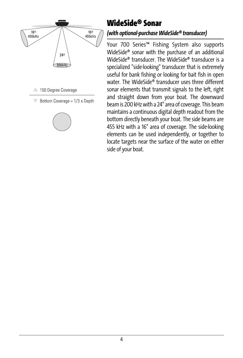 Wideside® sonar | Humminbird 531427-1_D User Manual | Page 11 / 119