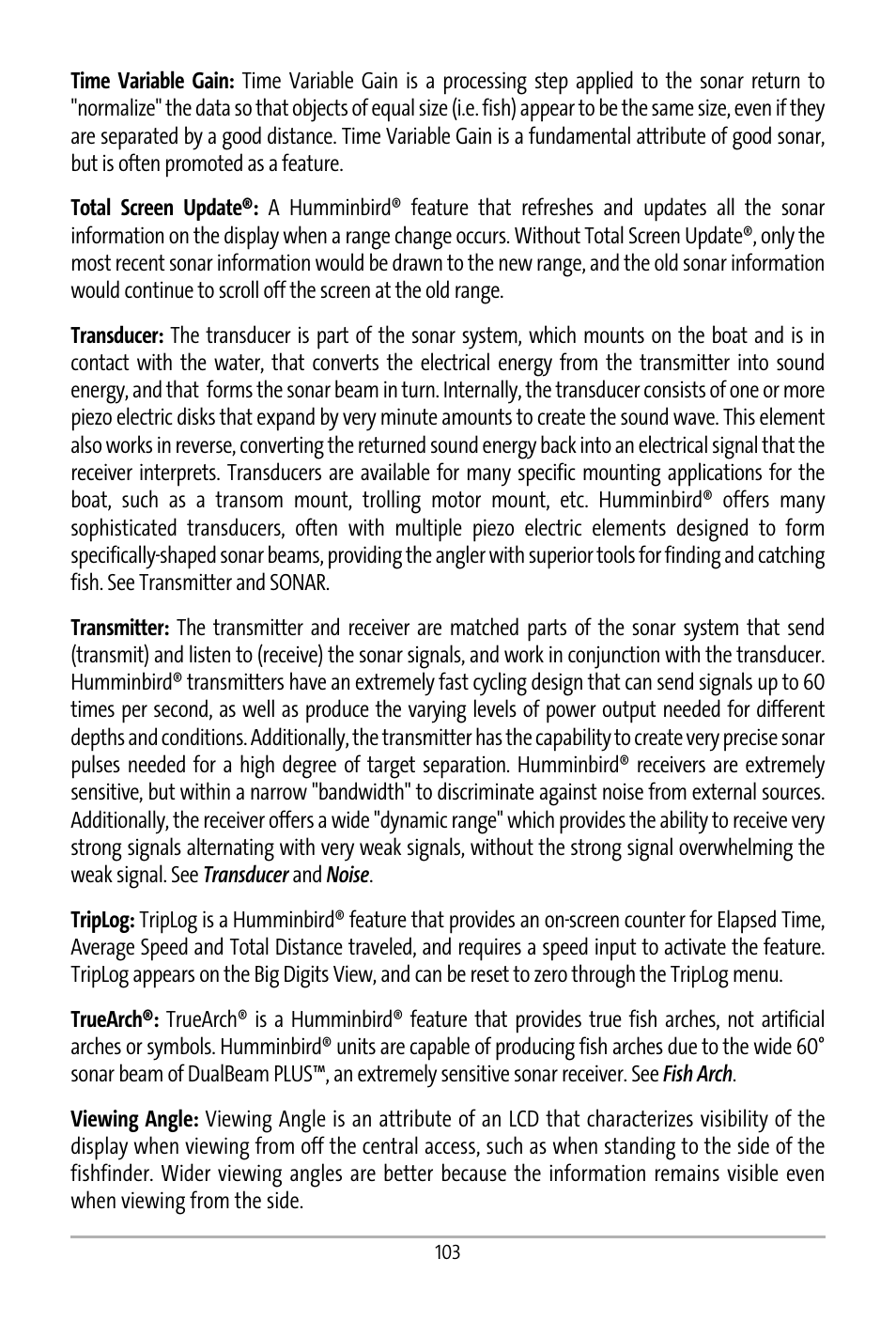 Humminbird 531427-1_D User Manual | Page 110 / 119