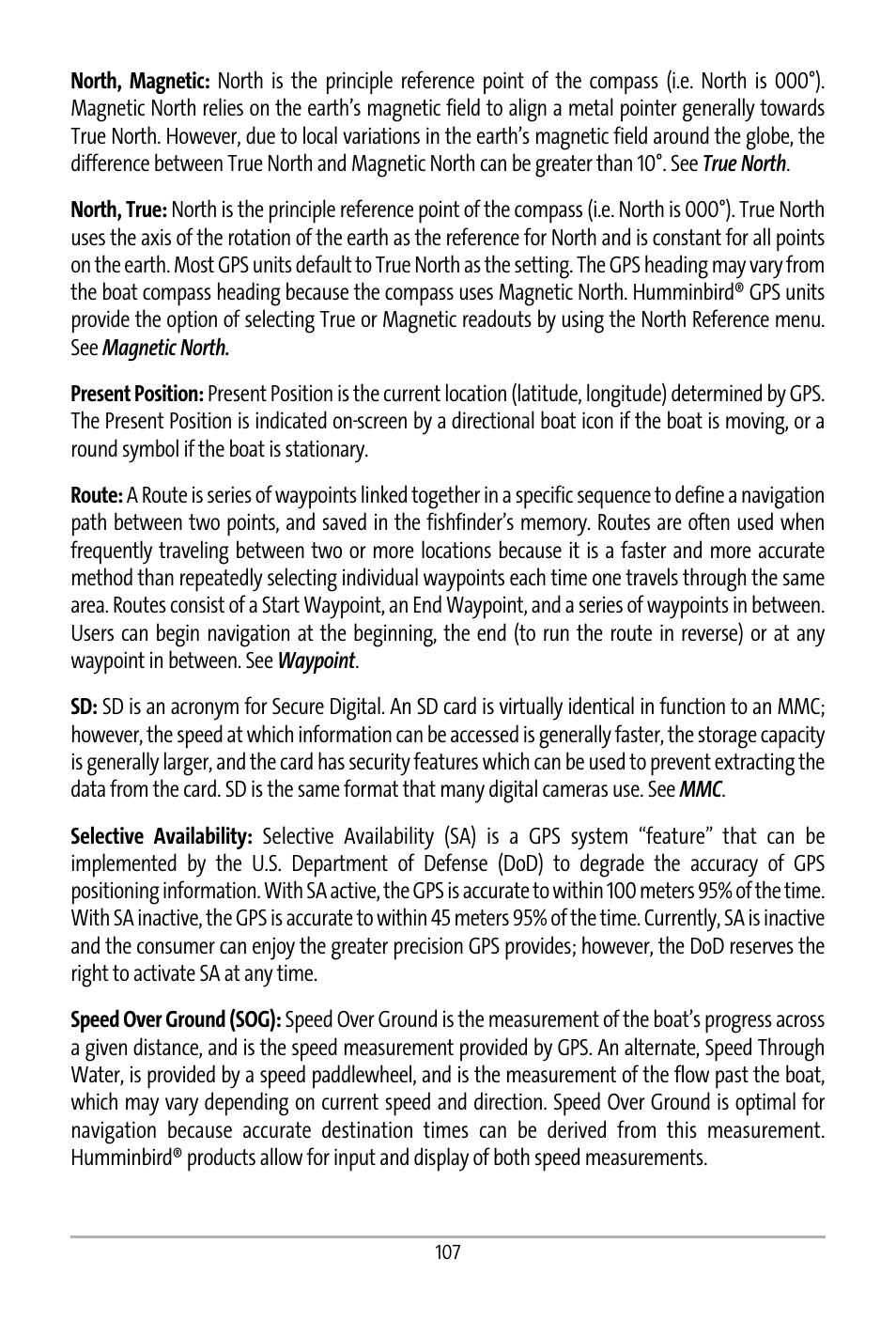 Humminbird 531427-1_D User Manual | Page 114 / 119