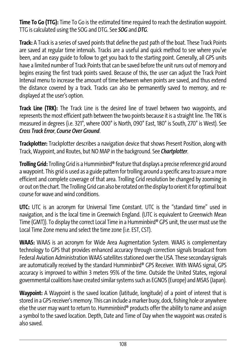 Humminbird 531427-1_D User Manual | Page 115 / 119