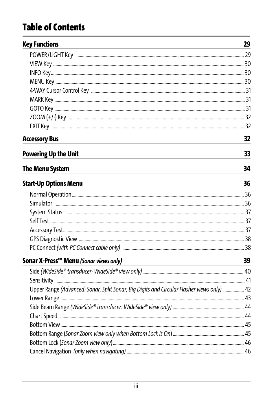 Humminbird 531427-1_D User Manual | Page 4 / 119