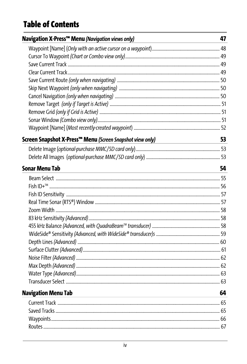 Humminbird 531427-1_D User Manual | Page 5 / 119