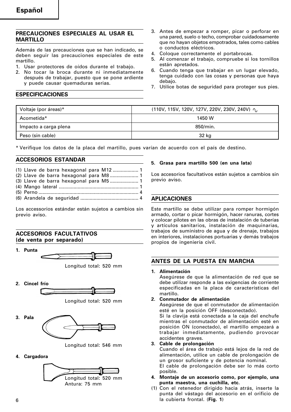 Español | Humminbird H 90SB User Manual | Page 7 / 17