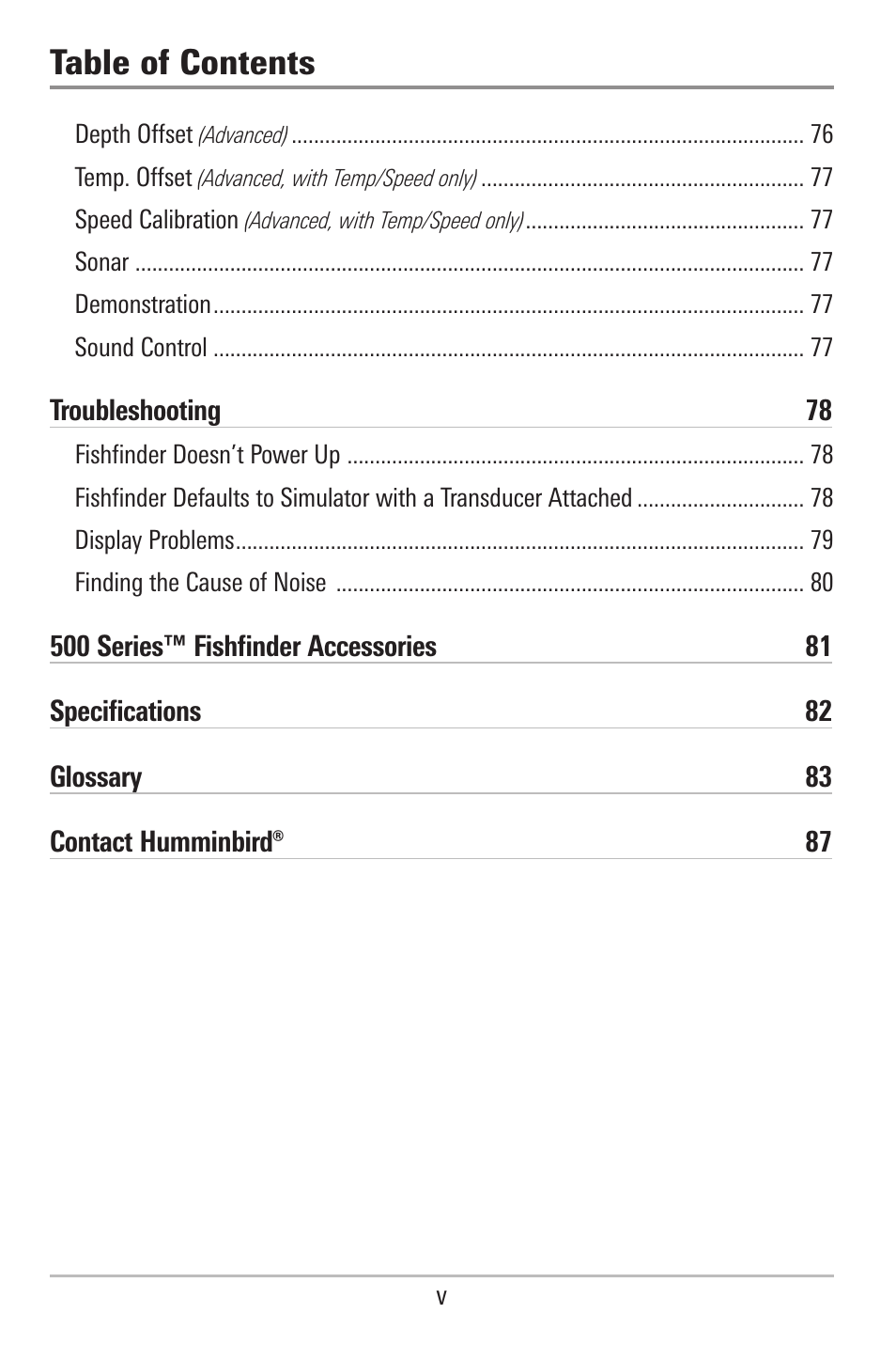 Humminbird 596C HD DI User Manual | Page 8 / 96