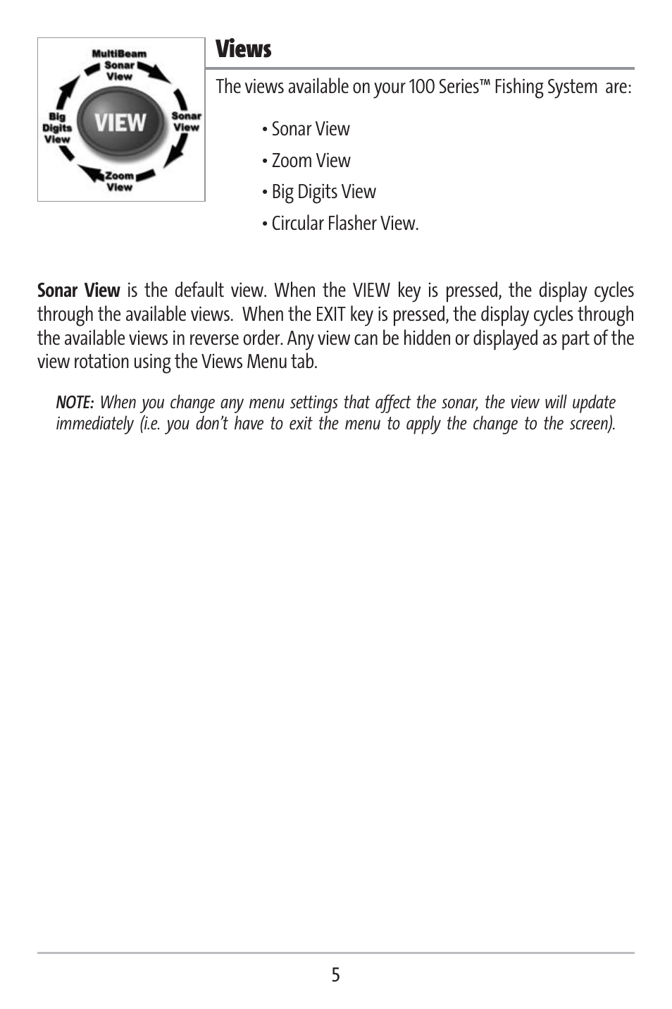 Views | Humminbird 141c User Manual | Page 10 / 66