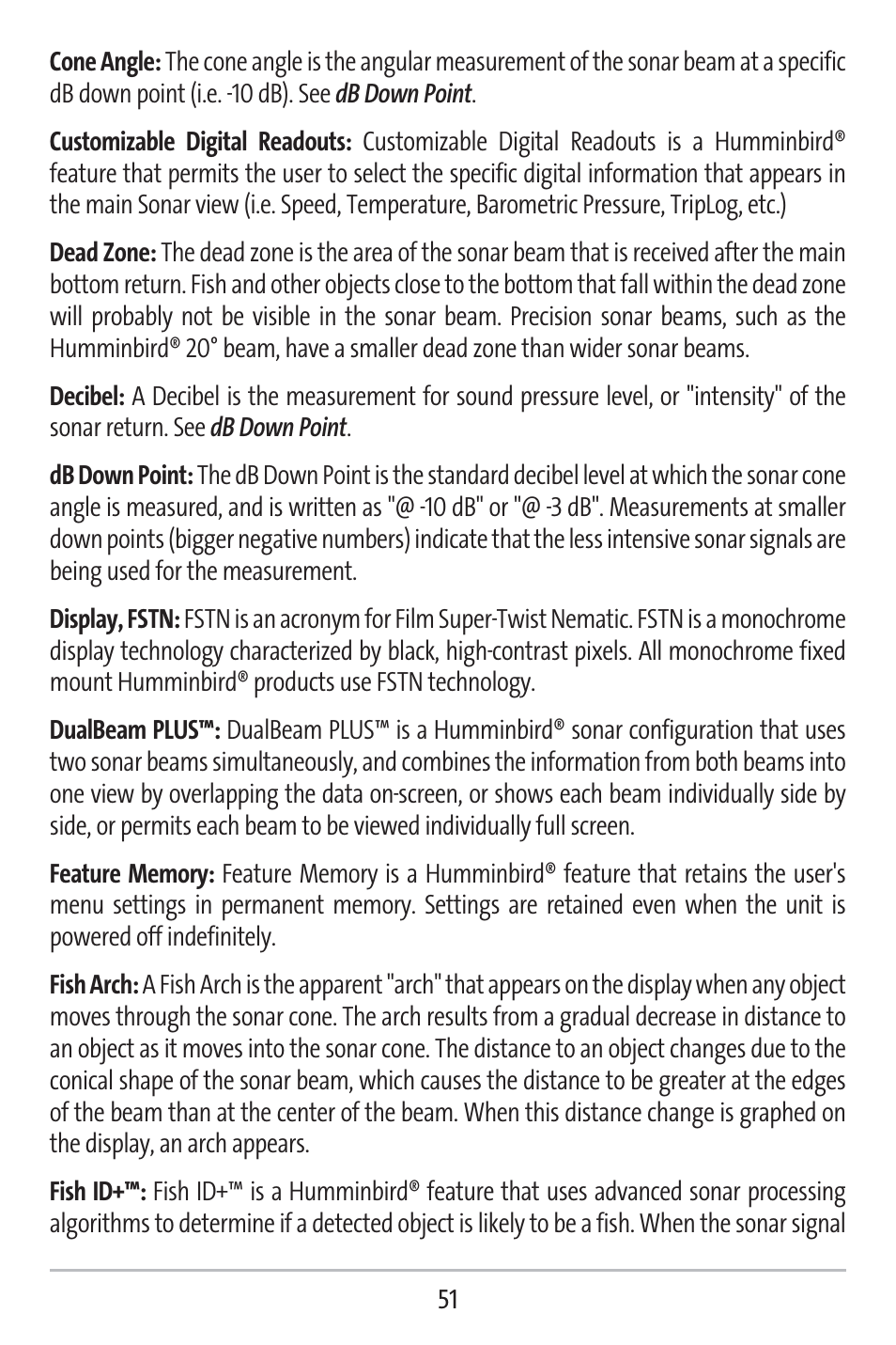 Humminbird 141c User Manual | Page 56 / 66