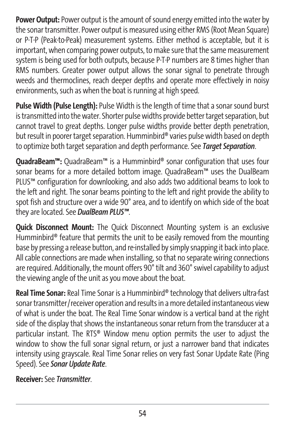 Humminbird 141c User Manual | Page 59 / 66