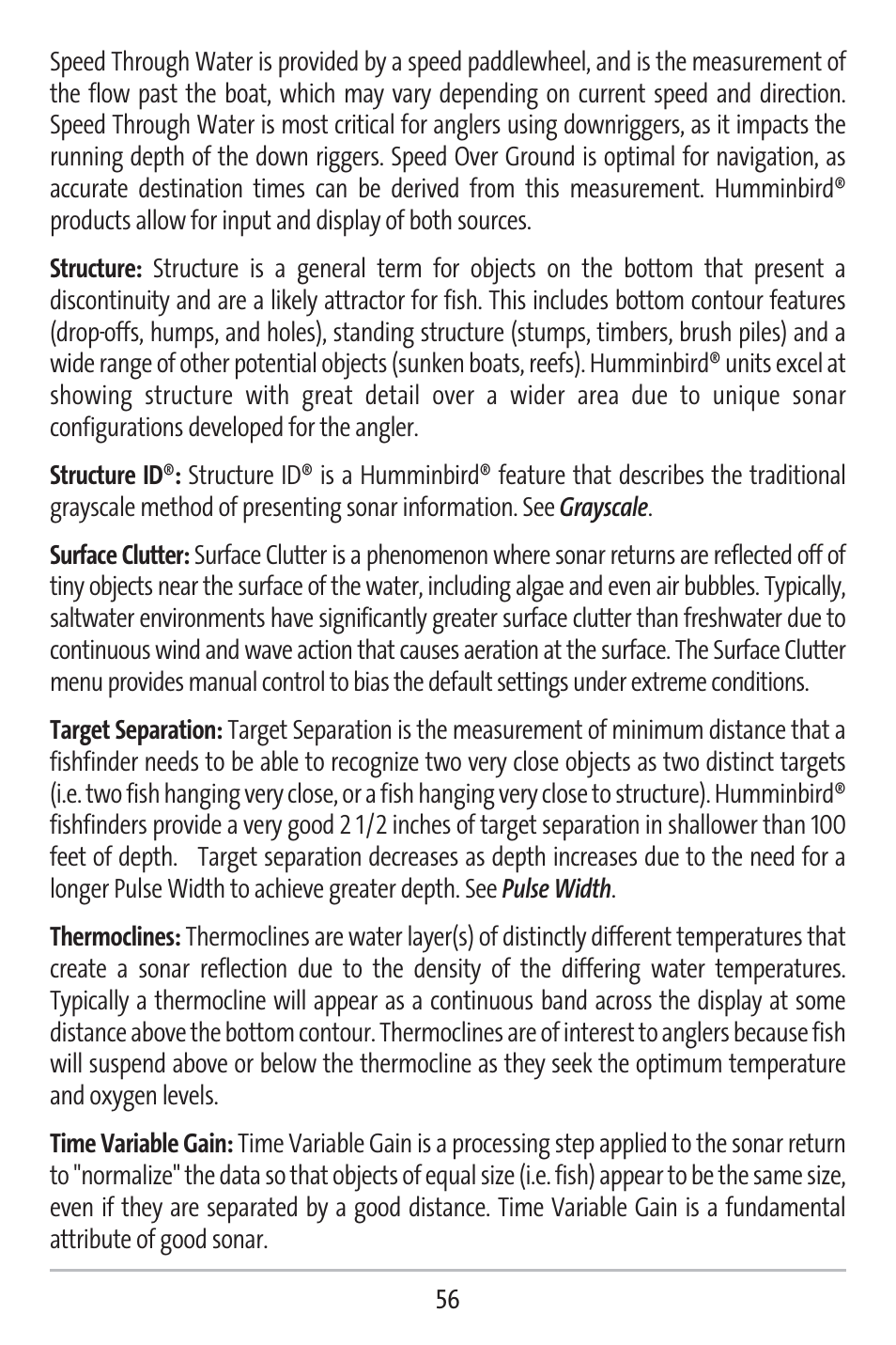 Humminbird 141c User Manual | Page 61 / 66