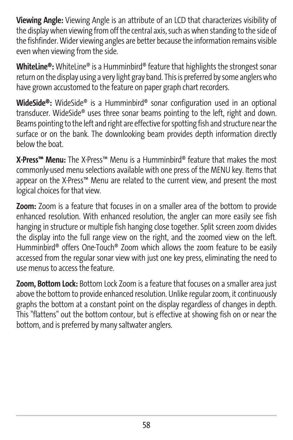 Humminbird 141c User Manual | Page 63 / 66