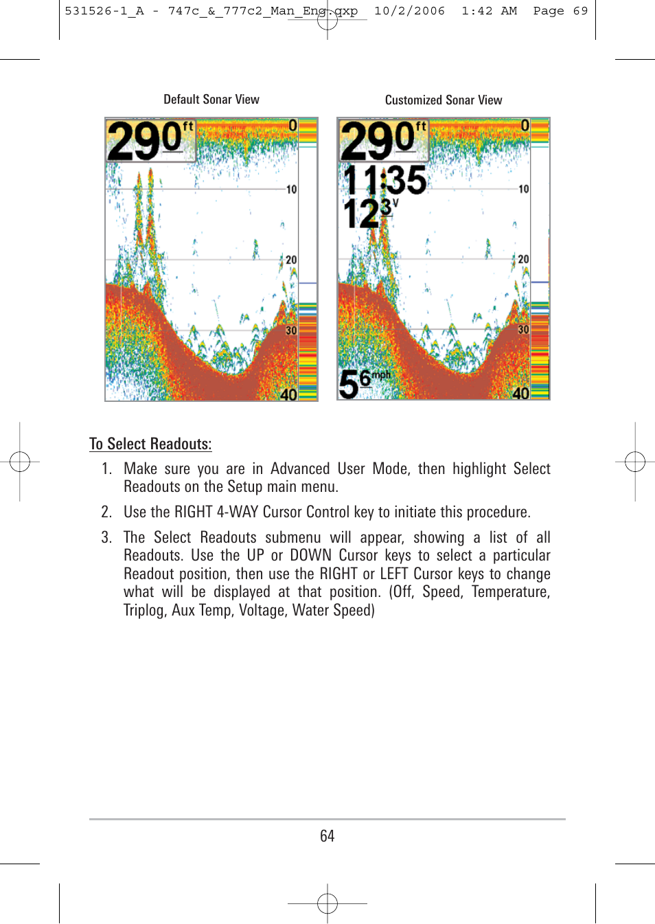 Humminbird 777c2 User Manual | Page 69 / 96