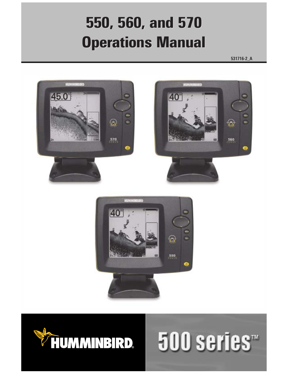 Humminbird 560 User Manual | 65 pages