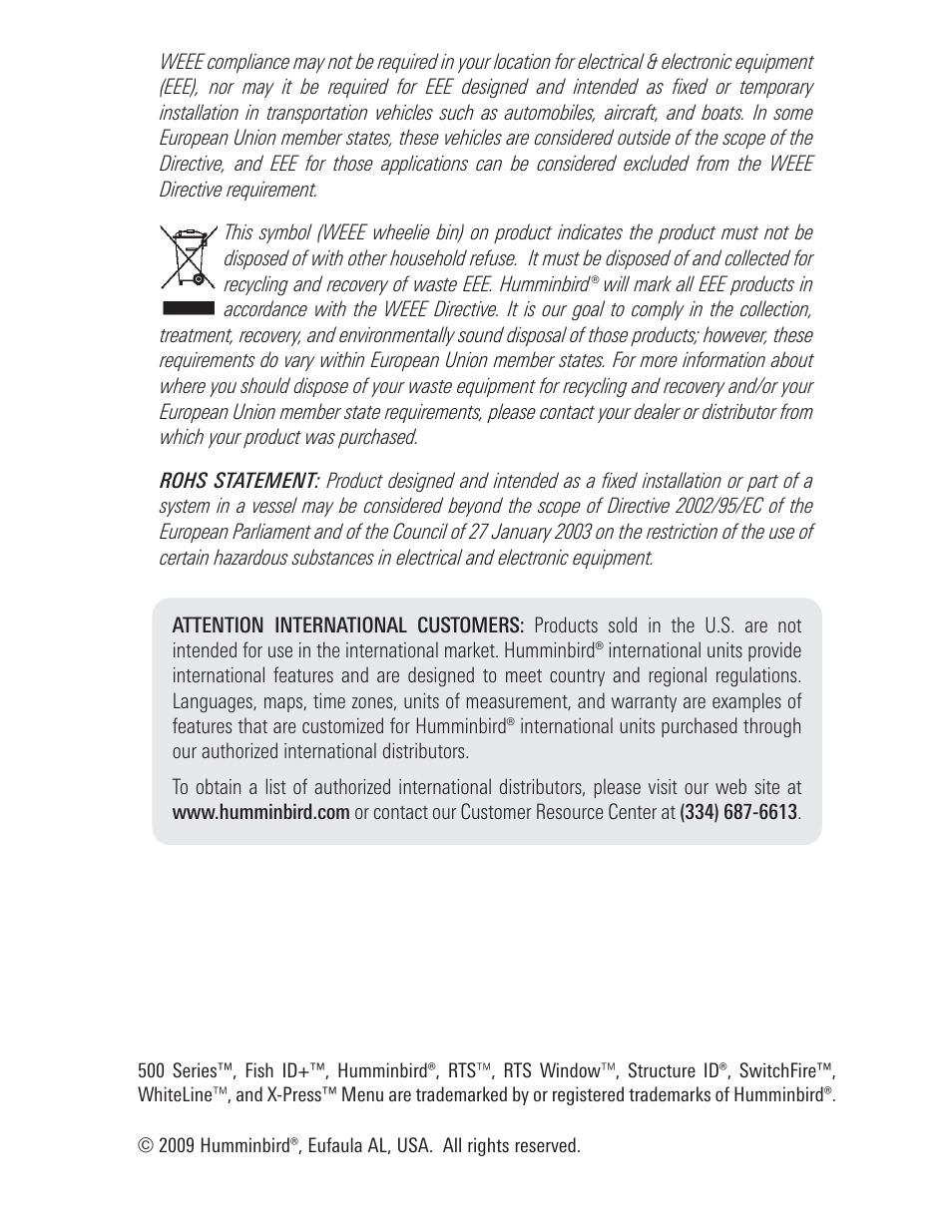 Humminbird 560 User Manual | Page 3 / 65