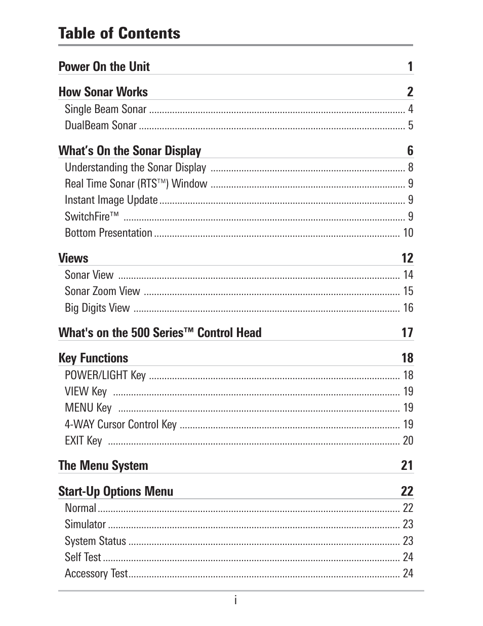 Humminbird 560 User Manual | Page 4 / 65