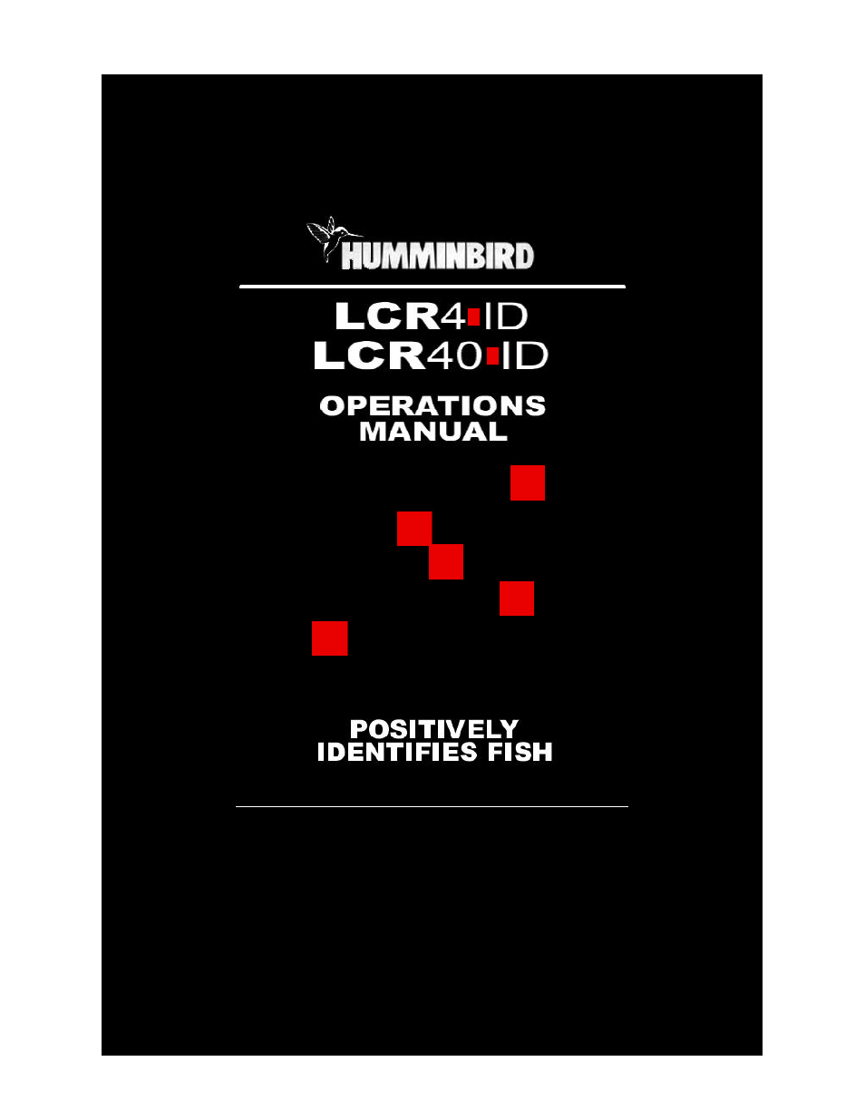 Humminbird LCR4 ID User Manual | 39 pages