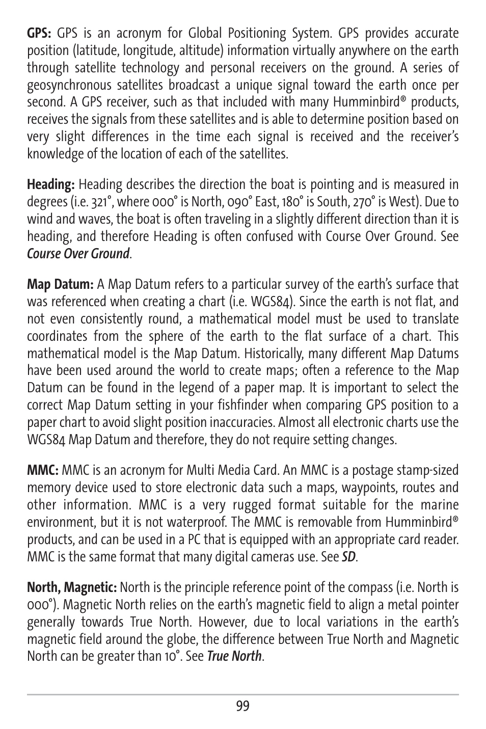 Humminbird 161 User Manual | Page 106 / 112