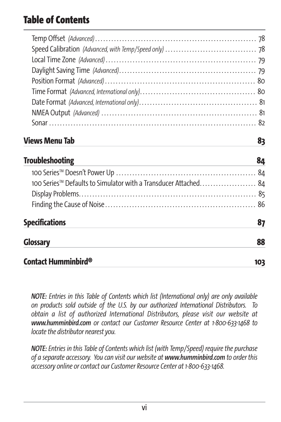 Humminbird 161 User Manual | Page 7 / 112