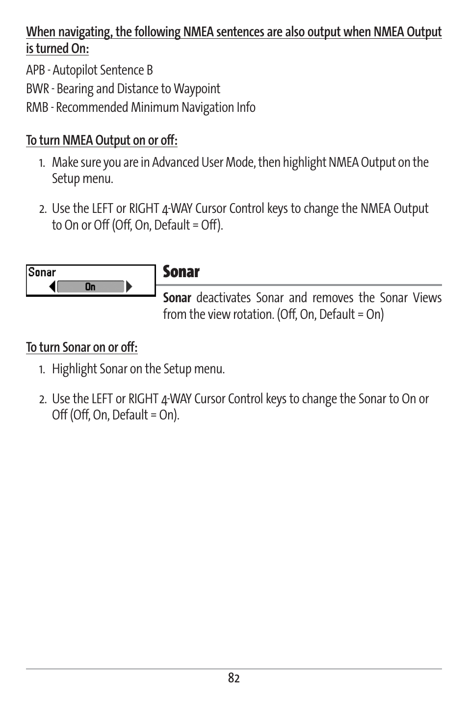 Sonar | Humminbird 161 User Manual | Page 89 / 112